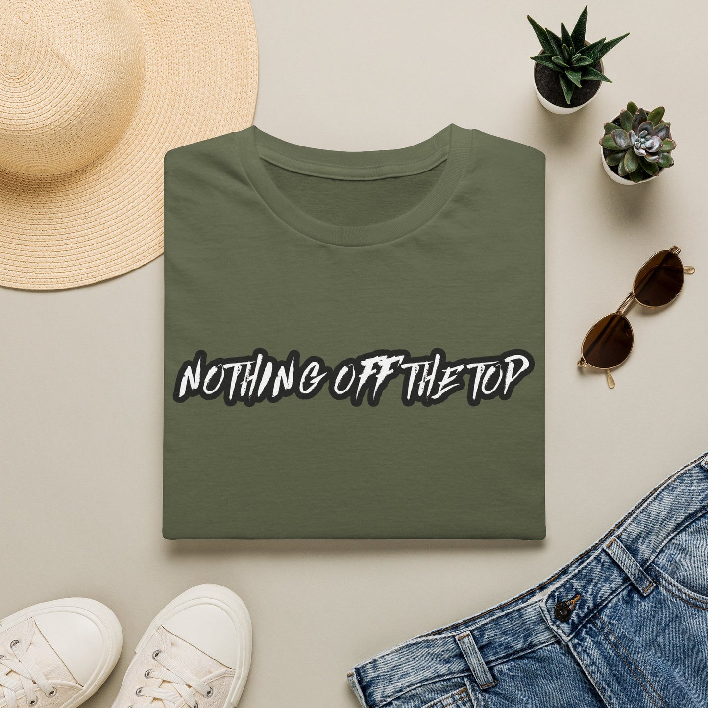Nothing Off The Top T‑Shirt — Casual Streetwear Graphic Tee